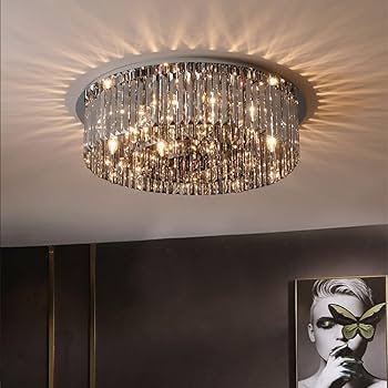 Amazon.co.jp: シャンデリア、K9クリスタルシーリングライト、玄関